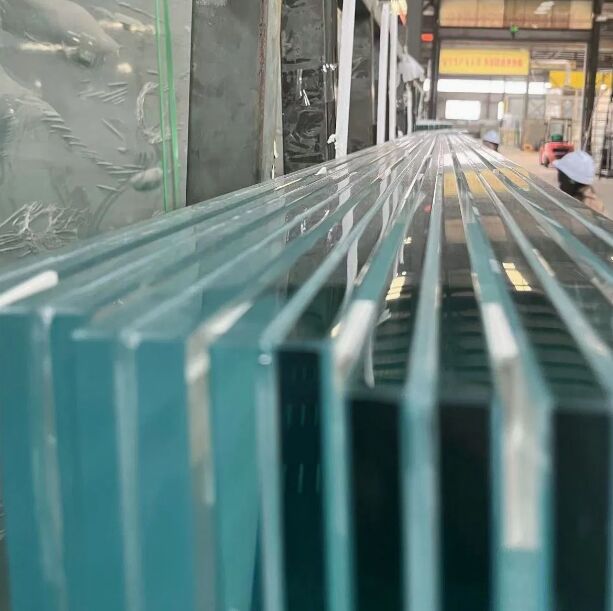4.38-40.28mm Clear Laminated Tempered Toughened PVB/Sgp Safety Frosted Acid Etched Insulated Glass, Laminated Glass for Fence Railing Guardrail Wall